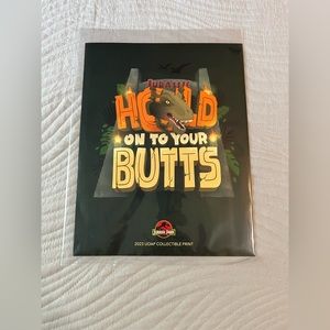 2023 Universal Studios Annual Passholder Jurassic Park Art Print  UOAP 11”x 8.5”